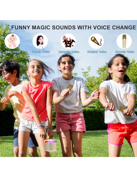 Máquina de Karaoke HWWR D17 para Niños con Bluetooth y Luces Máquina de Karaoke HWWR D17 para Niños con Bluetooth y Luces