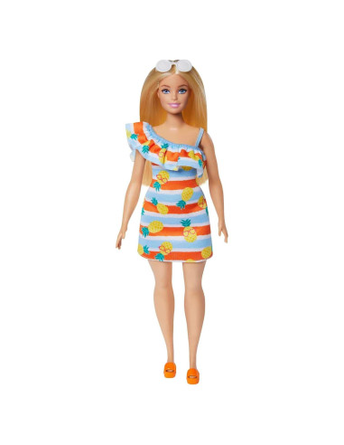 Barbie Ama el Océano Muñeca Rubia con Vestido Floral