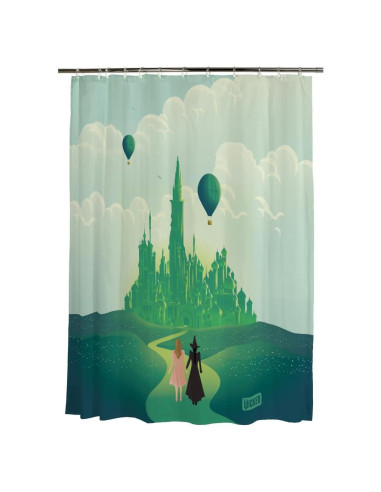 Juego de Cortina de Ducha Franco Wicked 13 Piezas 177x183 cm
