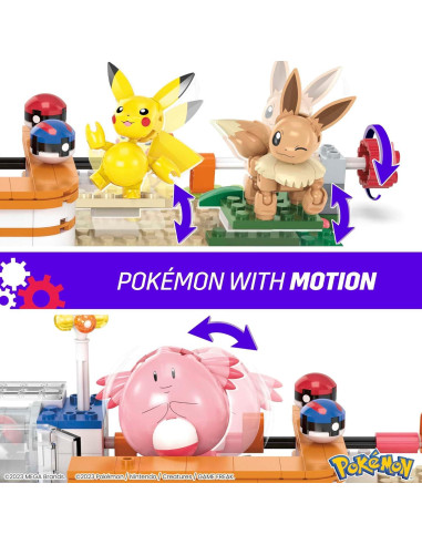 Set de Construcción Pokémon Mattel Centro Pokémon 648 Piezas