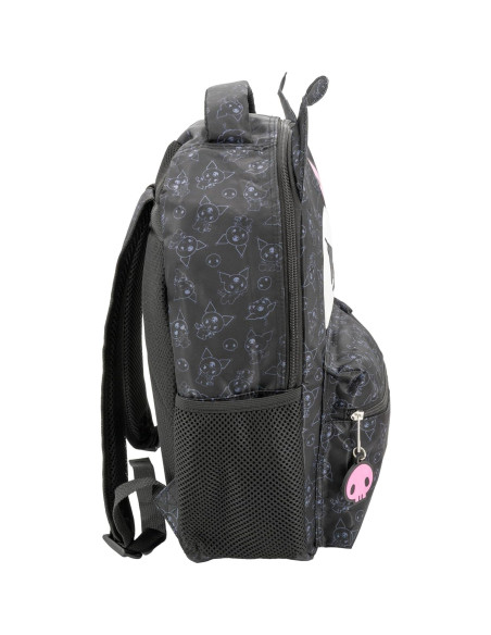 Mochila Kuromi Hello Kitty 16" 3D Escolar Niñas Negra Mochila Kuromi Hello Kitty 16" 3D Escolar Niñas Negra