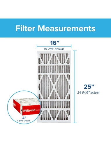 Filtro de Aire Filtrete ADP01-2PK-2 MPR 1000 40.3x62.4x10.9 cm