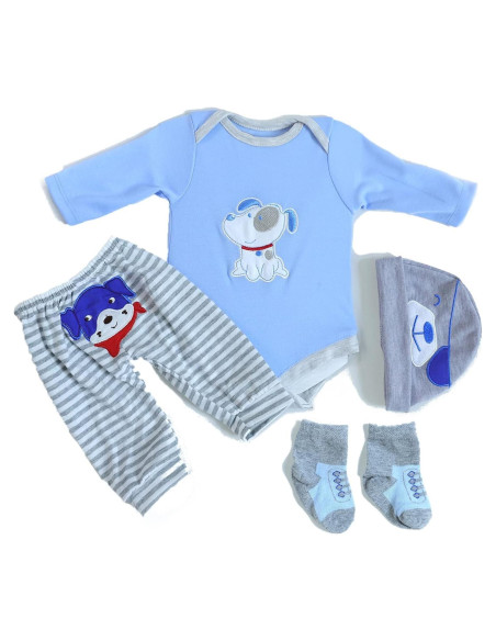 Ropa para muñecos Reborn scnbom 17-24 pulgadas 4 piezas Ropa para muñecos Reborn scnbom 17-24 pulgadas 4 piezas