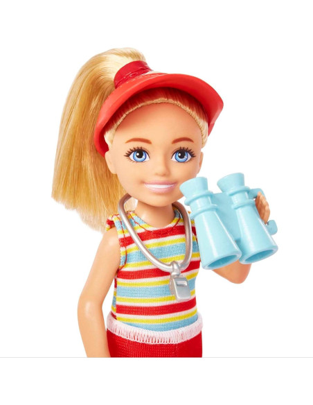 Muñeca Chelsea Puede Ser Salvavidas Mattel con 6 Accesorios Muñeca Chelsea Puede Ser Salvavidas Mattel con 6 Accesorios