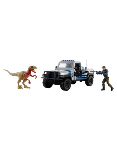 Juego de Camión de Búsqueda Mattel Jurassic World con Atrociraptor