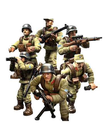 Set 6 Figuras de Soldados de Acción MEIEST con Accesorios