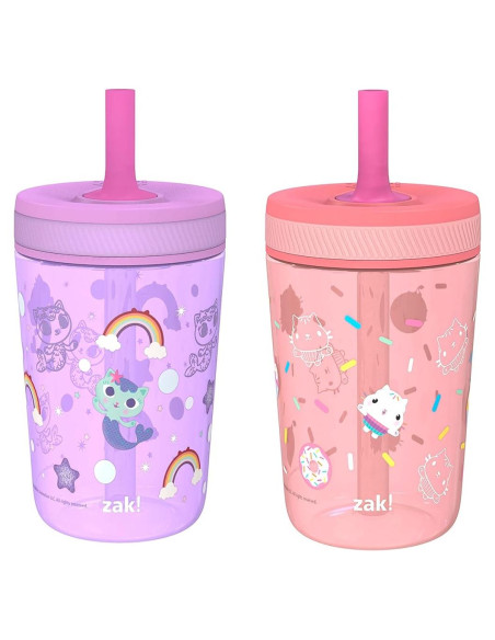 Tazas para Niños Zak Designs Cakey Cat 2 Piezas 443ml Tazas para Niños Zak Designs Cakey Cat 2 Piezas 443ml