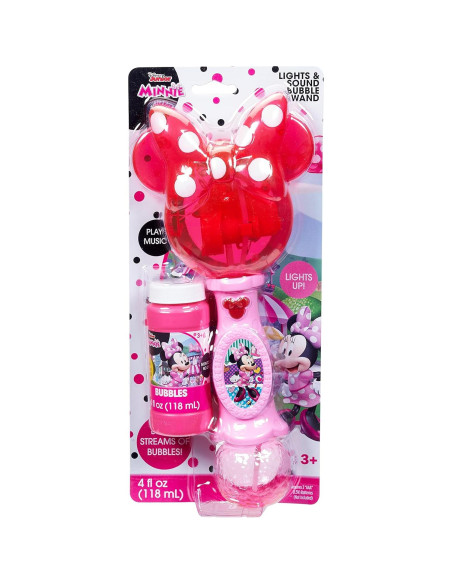 Varita de Burbujas Minnie Mouse con Luz y Sonido 2051 Varita de Burbujas Minnie Mouse con Luz y Sonido 2051