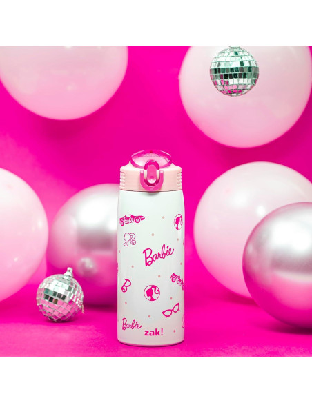 Botella de Agua Aislada al Vacío Zak Designs Barbie 562 ml Botella de Agua Aislada al Vacío Zak Designs Barbie 562 ml