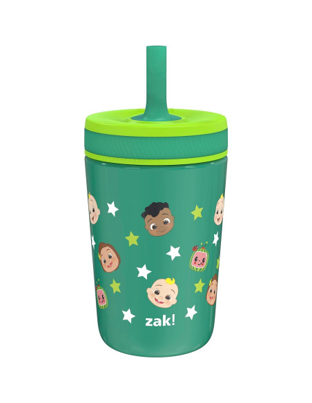 Vaso Aislado CoComelon 12oz - Zak Designs con Pajilla Vaso Aislado CoComelon 12oz - Zak Designs con Pajilla
