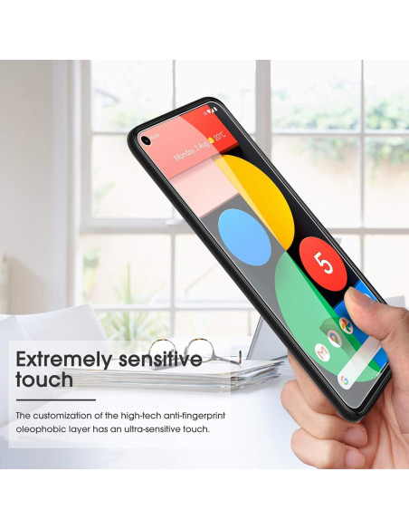 Protector de Pantalla OMOTON para Google Pixel 5 - Vidrio Templado 4-Pack Protector de Pantalla OMOTON para Google Pixel 5 - Vidrio Templado 4-Pack