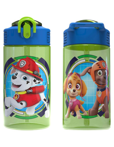 Botella de Agua Zak Designs Paw Patrol 16 oz a Prueba de Fugas