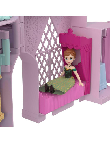 Castillo apilable de Anna Mattel Disney Frozen con muñeca