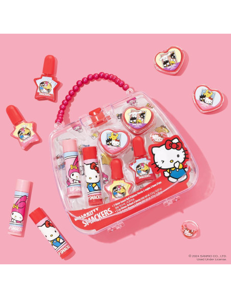 Tote de Maquillaje Hello Kitty con Esmaltes y Balsamos Tote de Maquillaje Hello Kitty con Esmaltes y Balsamos