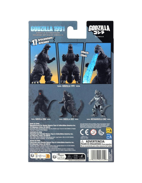 Figura de Acción Godzilla 1991 Bandai 15 cm Detallada Figura de Acción Godzilla 1991 Bandai 15 cm Detallada