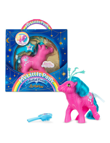 Pony Celestial Aurora - Mis Pequeños Ponis - Figura Retro
