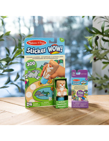 Melissa & Doug Sticker WOW! Conejo - Bloc de Actividades 24 Páginas Melissa & Doug Sticker WOW! Conejo - Bloc de Actividades 24 Páginas