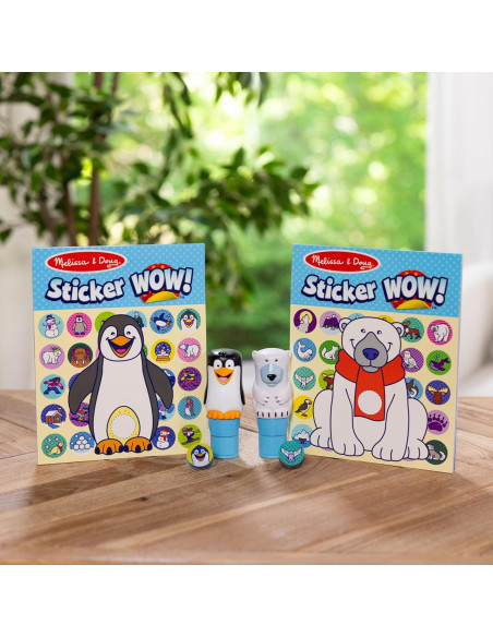 Melissa & Doug Sticker WOW! Invierno Oso Polar y Pingüino Melissa & Doug Sticker WOW! Invierno Oso Polar y Pingüino