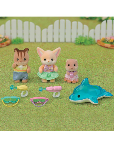 Amigos de la Guardería - Trío Diversión Piscina 3 Bebés