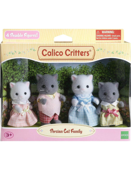 Familia de Gatos Persas Calico Critters - Set 4 Figuras Familia de Gatos Persas Calico Critters - Set 4 Figuras