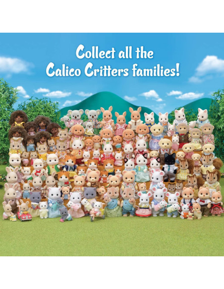 Familia Cuddle Bear Calico Critters 4 Figuras Juguetes Familia Cuddle Bear Calico Critters 4 Figuras Juguetes