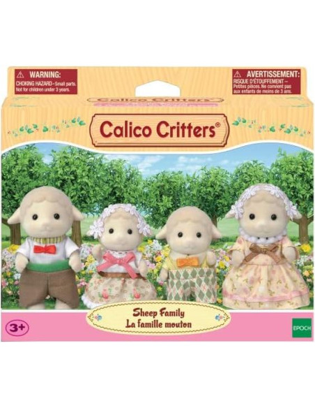 Familia de Ovejas Calico Critters - 4 Figuras Coleccionables Familia de Ovejas Calico Critters - 4 Figuras Coleccionables