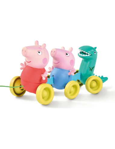 Juguete de Arrastre Peppa Pig TOMY - Musical y Balanceo