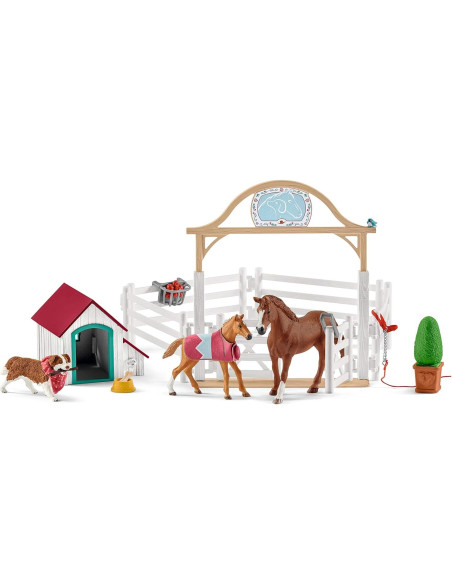 Caballo Club Schleich Hannah y Ruby el Perro 20 Piezas Caballo Club Schleich Hannah y Ruby el Perro 20 Piezas