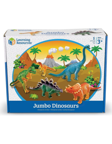Juguetes de Aprendizaje Dinosaurios Jumbo - Recursos de Aprendizaje