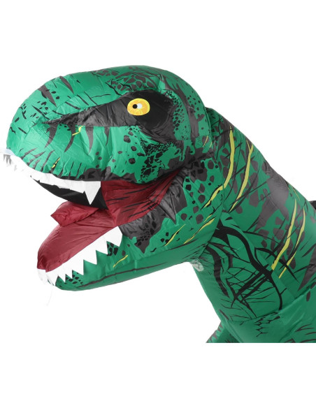 Disfraz Inflable de Dinosaurio Haofy T Rex Verde para Niños Disfraz Inflable de Dinosaurio Haofy T Rex Verde para Niños