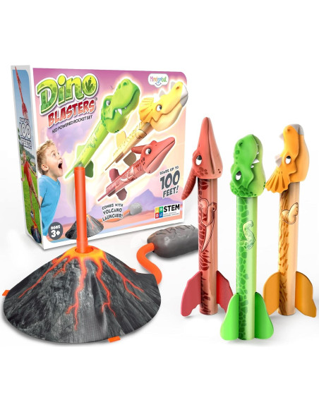 Lanzador de Cohetes MindSprout Dino Blasters - Juguete Infantil Lanzador de Cohetes MindSprout Dino Blasters - Juguete Infantil