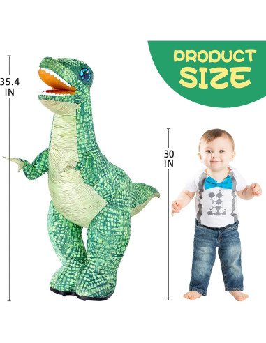 Juguete Inflable Dinosaurio Control Remoto 2.4GHz Jovow 99cm