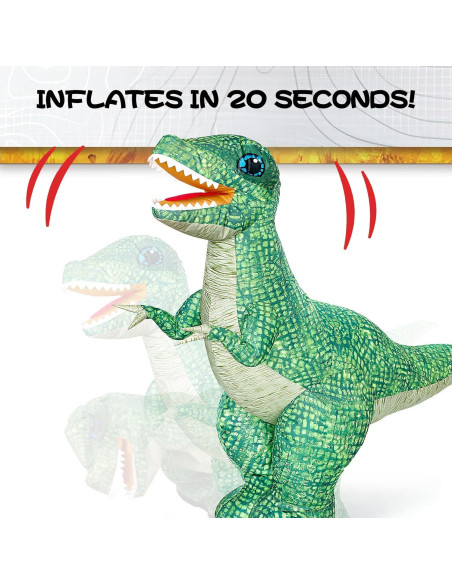 Juguete Inflable Dinosaurio Control Remoto 2.4GHz Jovow 99cm Juguete Inflable Dinosaurio Control Remoto 2.4GHz Jovow 99cm