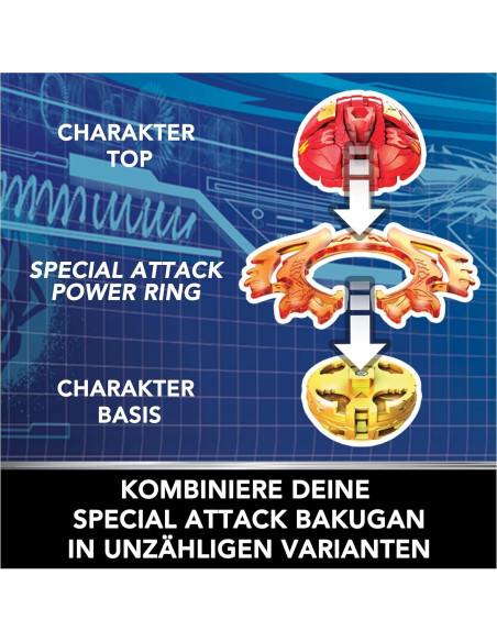 Bakugan Ataque Especial Ventri - Figura Coleccionable 8.89cm Bakugan Ataque Especial Ventri - Figura Coleccionable 8.89cm