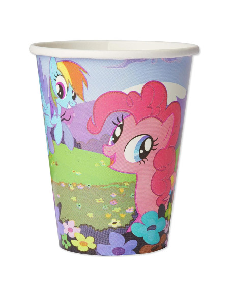 Vasos de papel My Little Pony American Greetings 32 unidades 266 ml Vasos de papel My Little Pony American Greetings 32 unidades 266 ml