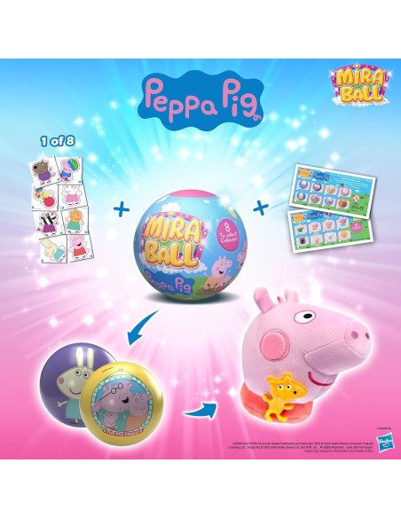 Peluche Expandible Peppa Pig Edición Limitada 10 cm Peluche Expandible Peppa Pig Edición Limitada 10 cm