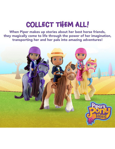 Conjunto de Muñeca y Pony Breyer Casey y Tuck 15 cm