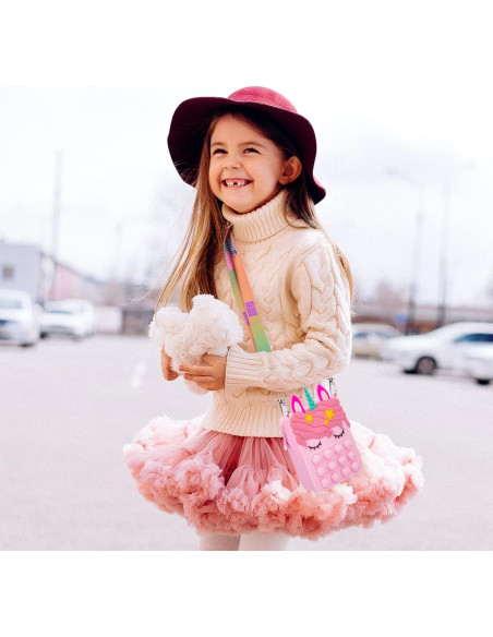 Juguete Fidget Pop Unicornio Rosa Civan - Bolsa 3 en 1 Juguete Fidget Pop Unicornio Rosa Civan - Bolsa 3 en 1