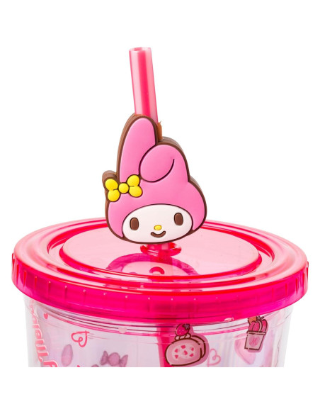 Taza Fría Plástica 710 ml Silver Buffalo My Melody Fresa Taza Fría Plástica 710 ml Silver Buffalo My Melody Fresa