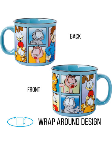 Taza de Cerámica Silver Buffalo Garfield 591 ml Colorida