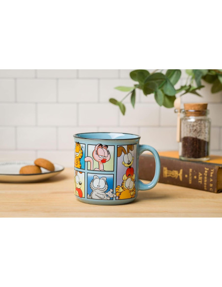 Taza de Cerámica Silver Buffalo Garfield 591 ml Colorida Taza de Cerámica Silver Buffalo Garfield 591 ml Colorida
