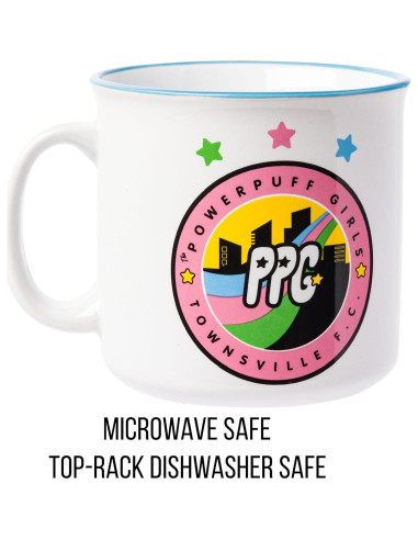 Taza Camper Cerámica Silver Buffalo Chicas Superpoderosas 591ml