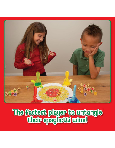 Juego de Mesa Ready Set Spaghetti - Diversión Familiar 2-4 Jugadores