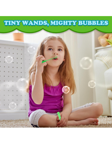 Mini Varitas de Burbujas Leetous 80 Piezas para Niños