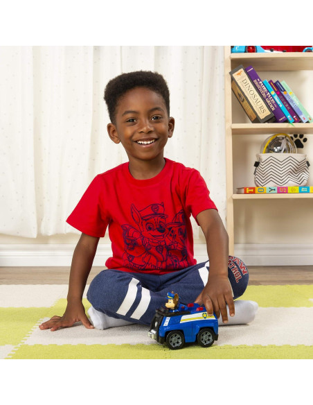 Vehículo Patrullero Chase con Figura Coleccionable - PAW Patrol Vehículo Patrullero Chase con Figura Coleccionable - PAW Patrol