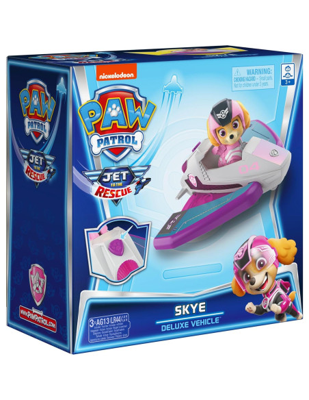 Vehículo Deluxe Jet a la Rescate Skye con Luces y Sonidos Vehículo Deluxe Jet a la Rescate Skye con Luces y Sonidos