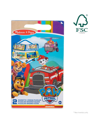 Rompecabezas Magnéticos PAW Patrol Melissa & Doug 2x15 Piezas