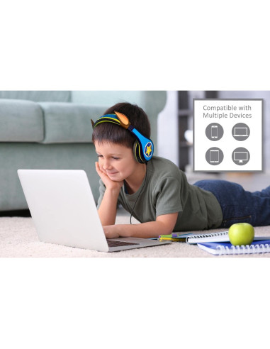 Auriculares Paw Patrol Chase para Niños con Volumen Limitado