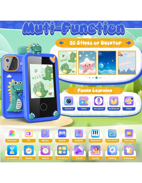 Juguete Teléfono Inteligente Luyiilo para Niños 3-9 Años Juguete Teléfono Inteligente Luyiilo para Niños 3-9 Años