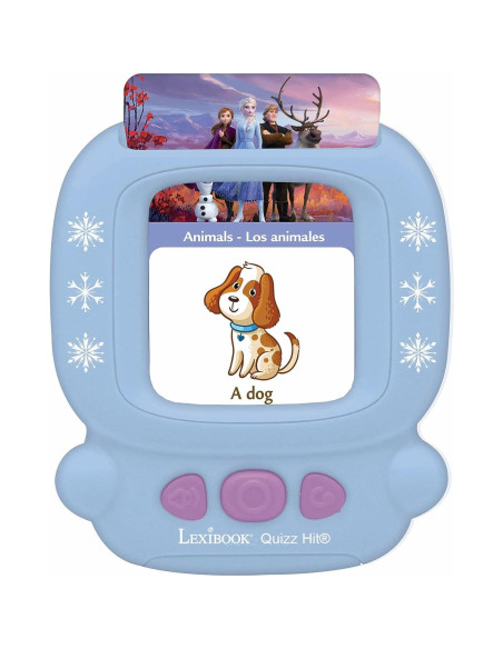 Lector de Tarjetas Interactivas Lexibook Frozen Bilingüe Lector de Tarjetas Interactivas Lexibook Frozen Bilingüe